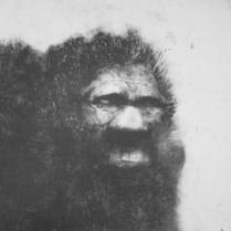 "Primate," monotype © Bruce Waldman